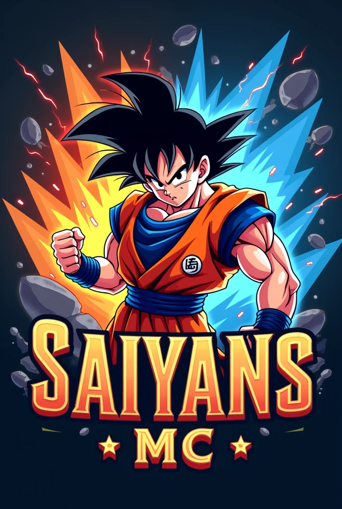 LOGO TIME SAIYANS.MC GOKU