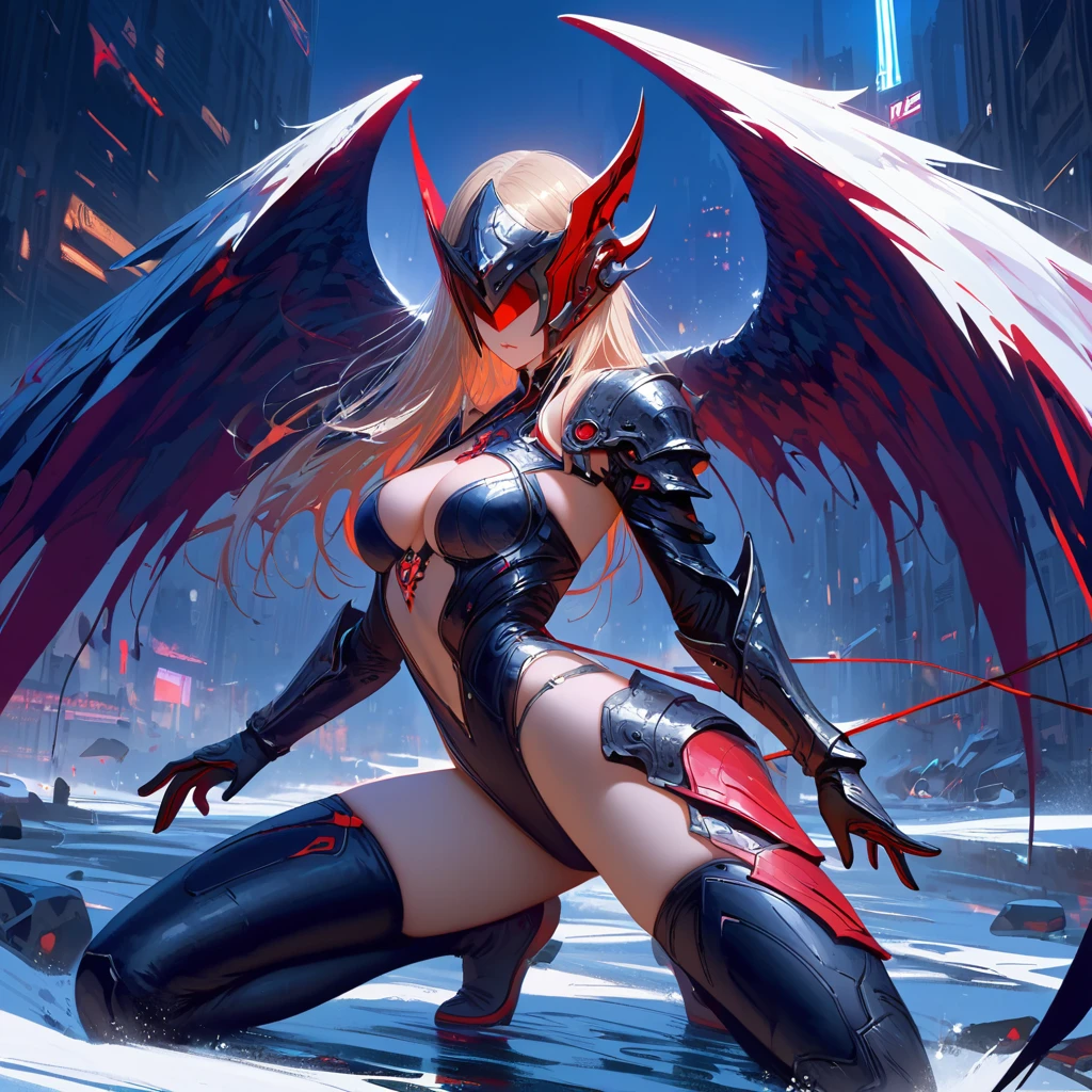 black,clair obscur, Ray tracing, movie lighting, cowboy shooting, 8k, Yes, Super details, precise, best quality, Award-winning, Award-winning, A High resolution, masterpiece, high detail,Guweiz on Artstation Pixiv, Popular topics on artstation pixiv, Detailed number concept art, author:Yang Jie, 2. 5D CGI anime fantasy artwork,ultra high definition,8k ,Realistic skin texture,clair obscur, Ray tracing, movie lighting, 8k, Yes, Super details, precise, best quality, Award-winning, Award-winning, A High resolution, masterpiece, high detail,in the snow,Clear,masterpiece, best quality, 8k, number, 1 girl, alone, stand up, hair accessories, Red eyes, Heartless expression, Bloodstained mechanical parts, electric wire, cable, failure effect, scary, Science fiction, futuristic, The background is darker inside, neon lights, Cyberpunk characters, surreal, strange, Disturbing, spine-chilling, scary, Western Metal,Red eyes,发black,Black long gloves,Rompers,leggings,Highlight her graceful figure,Wrap your whole body and stand up,symbiont,((Raised sexy)),One-piece Pants,Red eyes,Venom Possession,发black,Black long gloves,Rompers,Black one piece,Blood-red eyes,best quality, High resolution, super detailed, Vivid texture, mask, bangs,wear socks,tears,Covered with Black slime