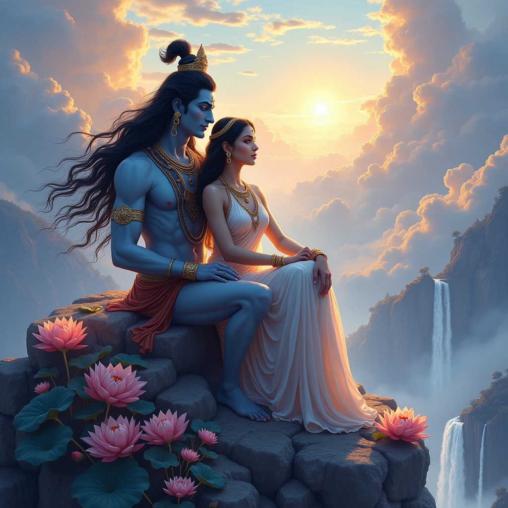 God mahadev with parvati