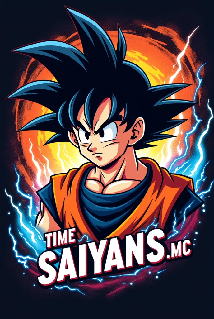 LOGO TIME SAIYANS.MC GOKU
