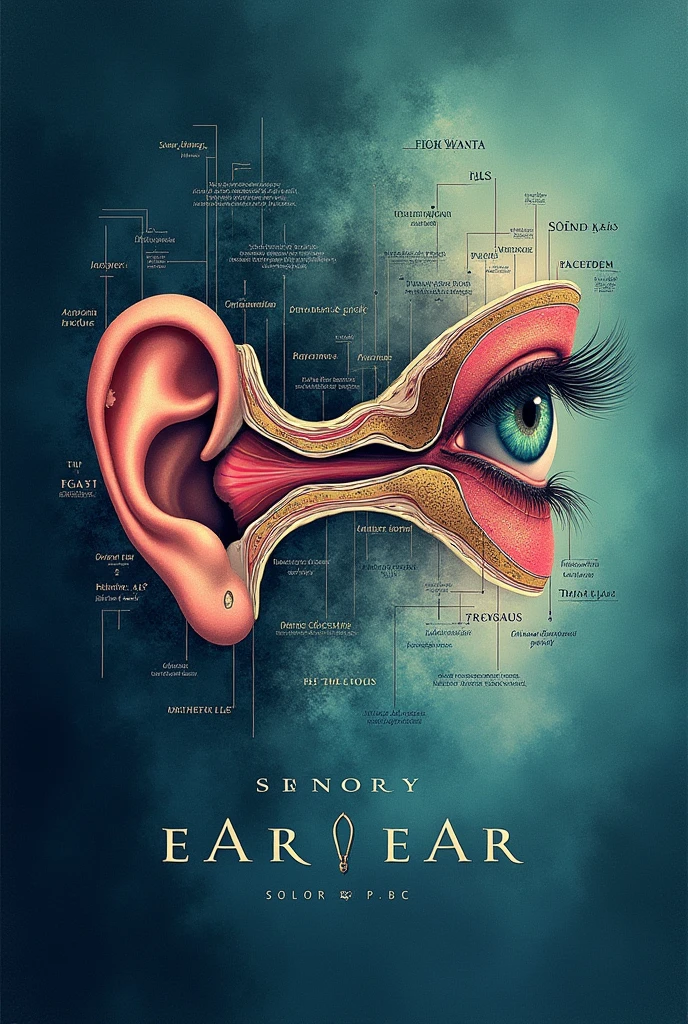 Cover of the anatomy of the ear and eyes