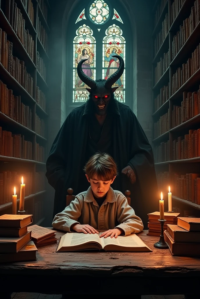 Studying under the Devil's watch10of age