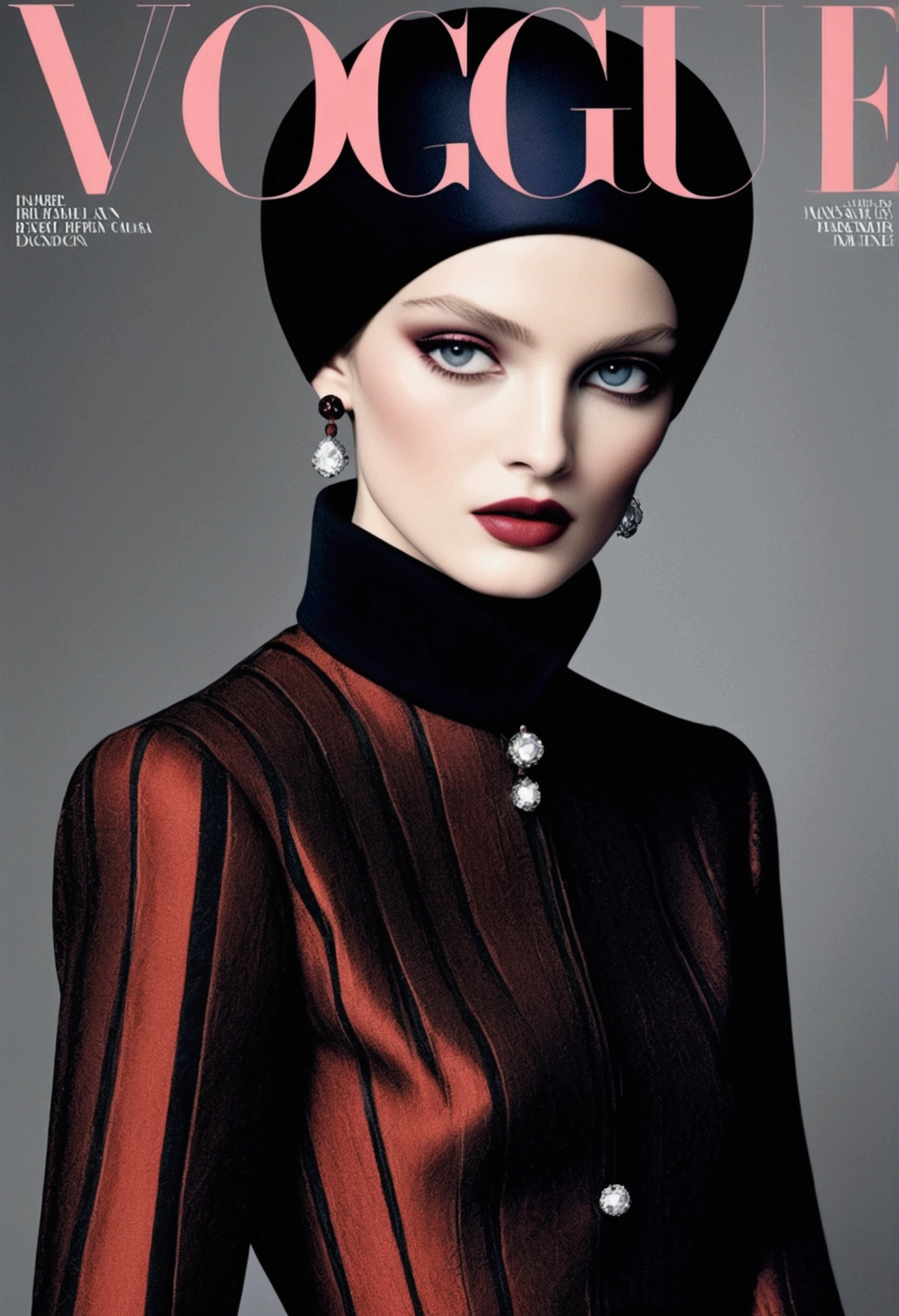 Vogue and Harper’s Bazaar Timeline: Show a linear design with miniature covers distributed along a horizontal timeline. Indicating notes on typography changes in each cover, Color and Design.