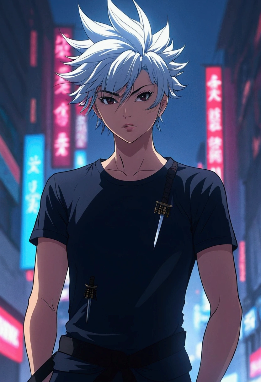 Put a katana on your back 