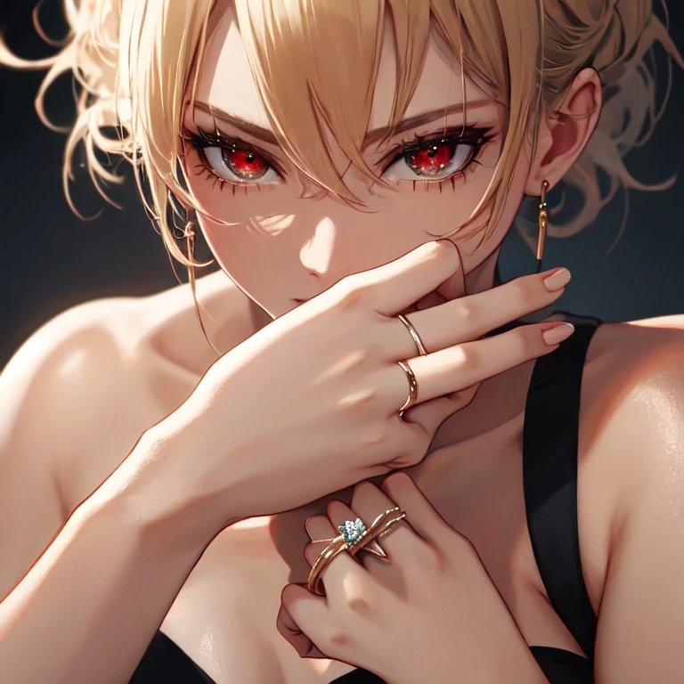 Close-up of Hands, Ring on ring finger, uhd, masterpiece, accurate, anatomically correct, textured skin, super detail, high details, high quality, best quality, highres, 16K