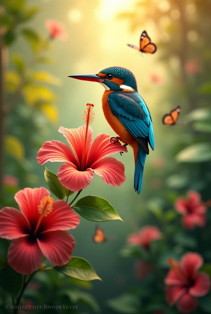 Love Bird Week Kingfisher flower