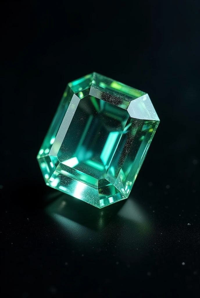 Precious and faceted gemstone of beryllium