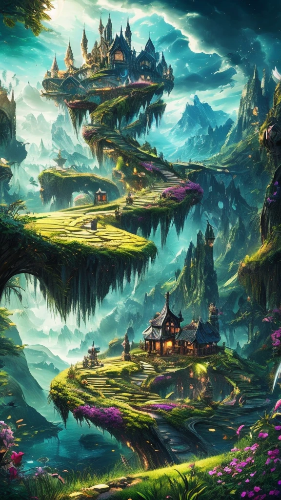 The dream realm should be a magical and surreal place, with lush landscapes, fantastic creatures and visual elements that stimulate the imagination.