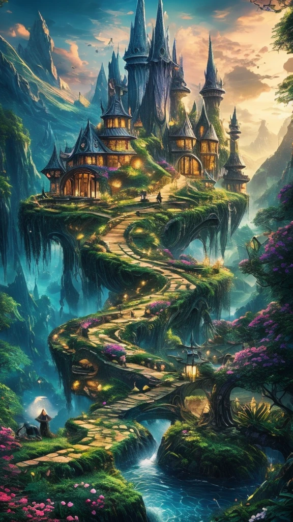 The dream realm should be a magical and surreal place, with lush landscapes, fantastic creatures and visual elements that stimulate the imagination.