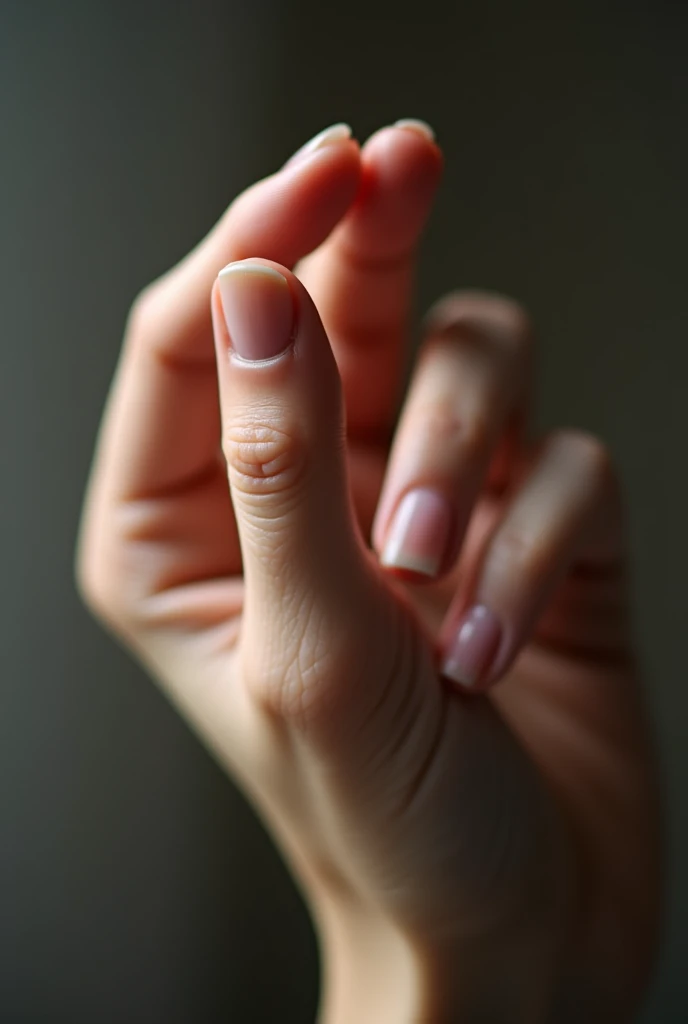 Close-up of a hand,The correct five fingers,