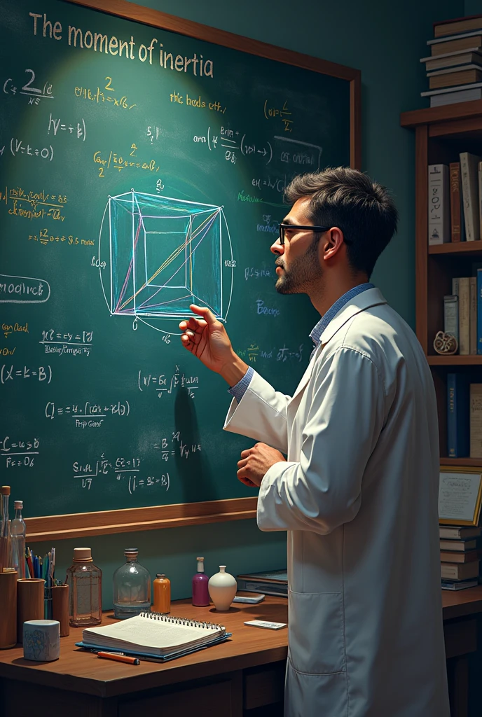 moment of inertia of a square