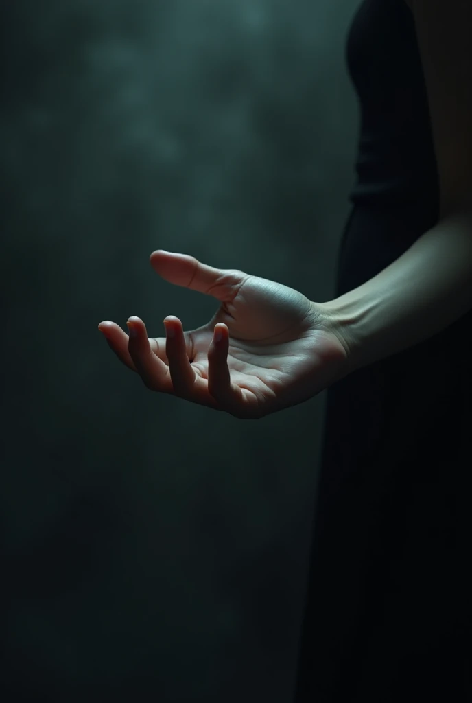Supernatural ethereal hand、bony, thin fingers、Pale skin、Dark Shadows、Dramatic lighting(Best quality,4K、8k,high resolution,masterpiece:1.2)、Ultra Detail(realism、Photorealism、Photorealistic feel:1.37)、Dark Fantasy、fear、Movie、Dramatic shadows、Melancholic atmosphere