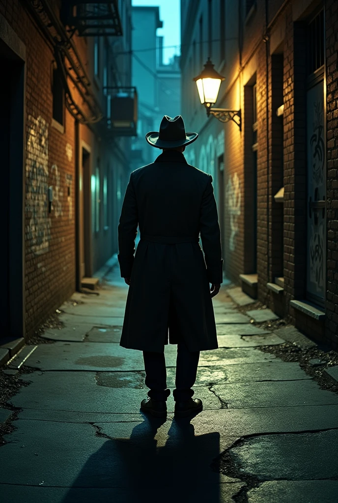 The shadow of a man