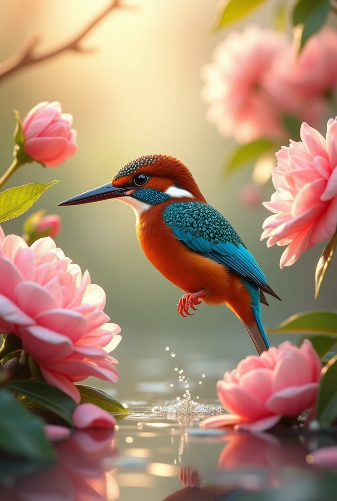 Kingfisher　Camellia　Love Bird Week