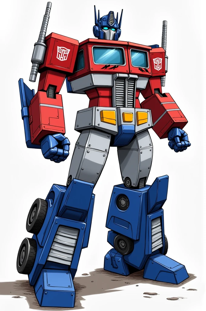 Optimus prime sketch