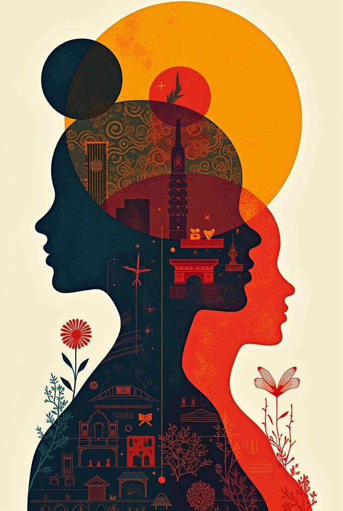 Geometric Silhouettes
Flat Colors
Historical Symbols
Cultural Elements
Abstract Expression
Color Contrast
Minimalist Style
Line Art
Pattern Overlay
Modern and Traditional Fusion
Light and Shadow Effects
Iconic Characterization
Style Consistency
Easily Recognizable
Cultural Integration