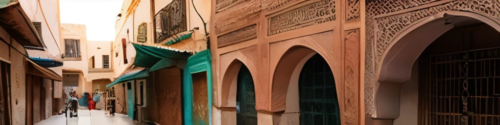 The intricate streets of Morocco