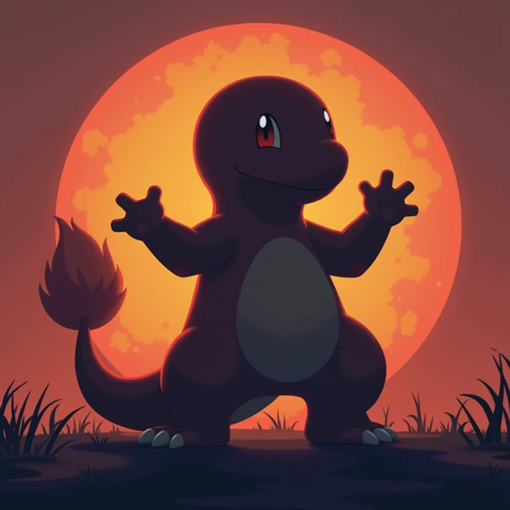 Pokémon Koffing silhouette Charmander