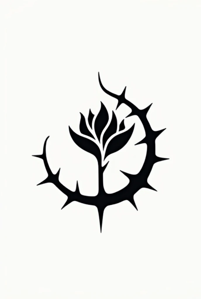 Create a play logo, I want it on a white background but I want it to be something that represents life, the beautiful and the ugly of life, love and hate, light and darkness. Keep it minimalist but beautiful at the same time, that draws attention, It doesn't use yin yang, it creates something new and original.
