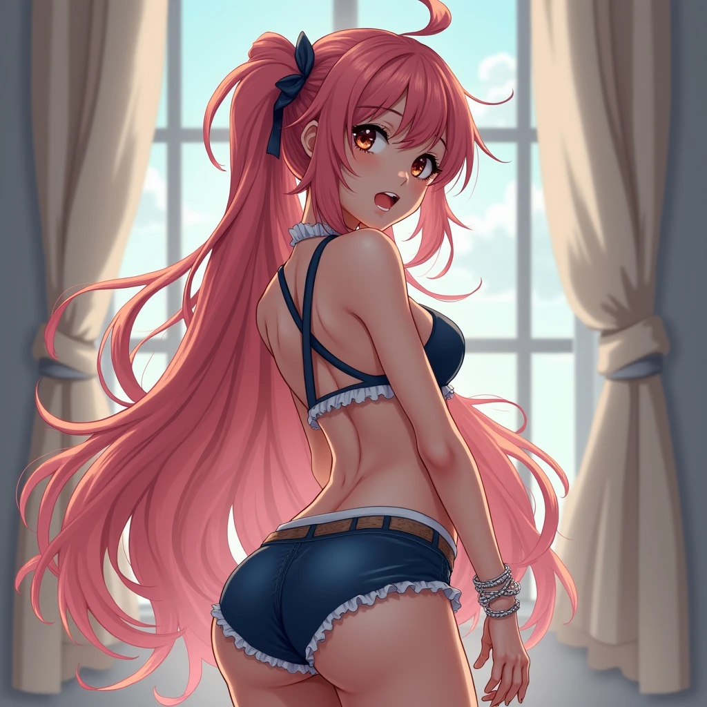 anime girl with massive butt
