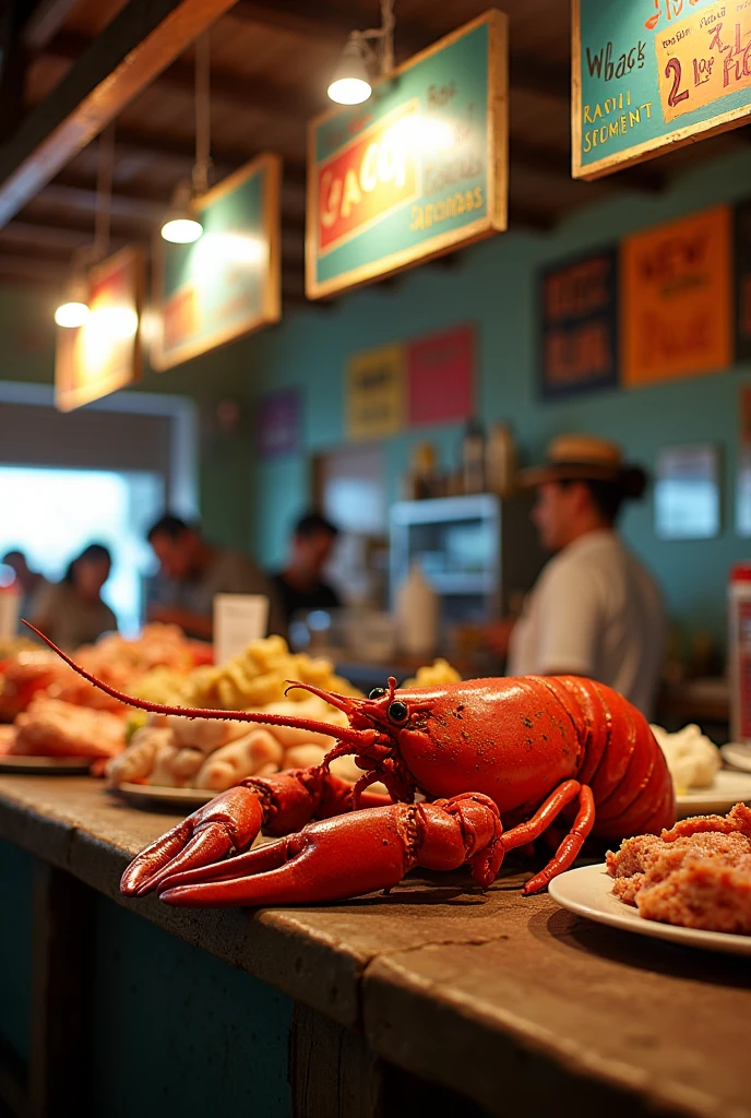 Get a tender lobster at a lobster shop called “Langostas La Flaca”
