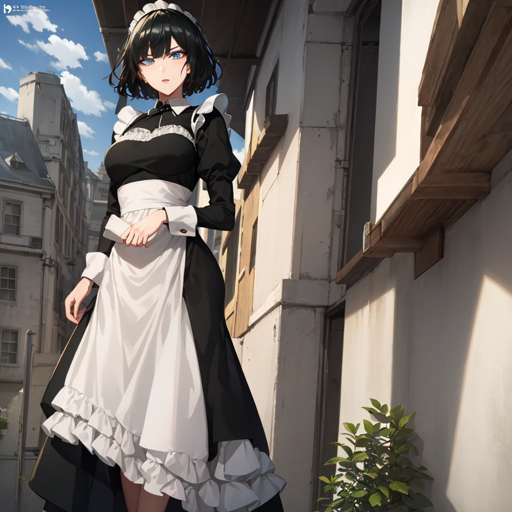 ((Flower Type)), (), (1 Girl), (((Solitary))), (Practical:1.5), Light Particles, Light, Victorian Era, (Best Illustration), photoPractical, Octane Rendering, 8K, Neon lights, Flying Cars, Delicate face, Delicate eyes, ((maid)), maid headband, Long braids, Very long hair, Blonde Hair, blue eyes, (Sharp eyeliner, Eyeshadow, Delicate eyes:1.1), (ulzzang-6500), Model pose, (permanent), (outdoor), at Midday, Public area, indoors, (Green house in the background), Breaking down the G36  