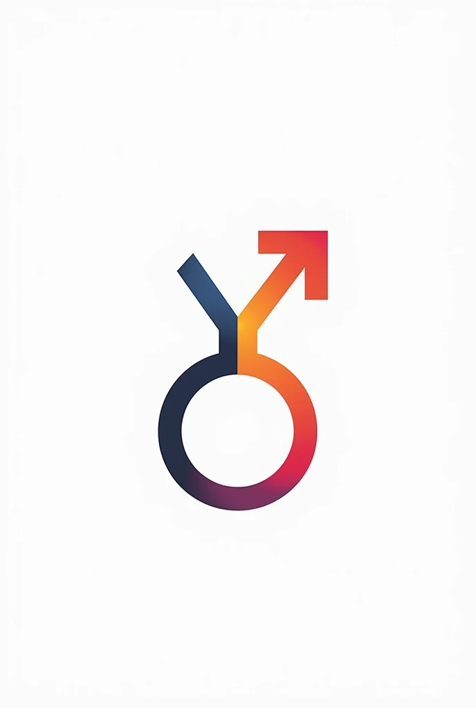 simple but creative gender and development logo