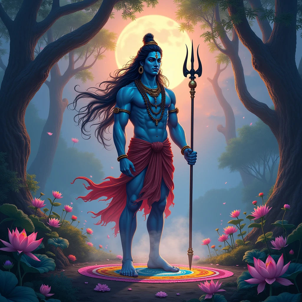 Bholenath with trishul