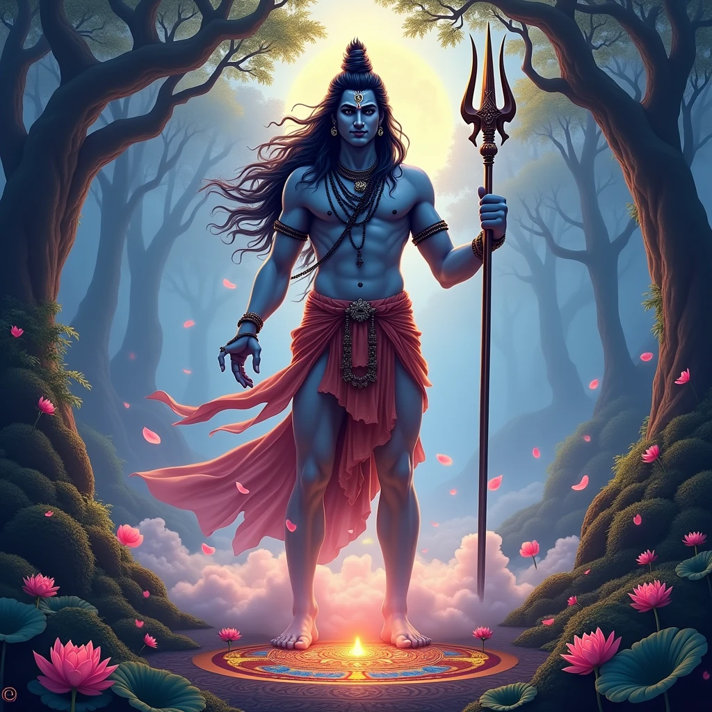 Bholenath with trishul