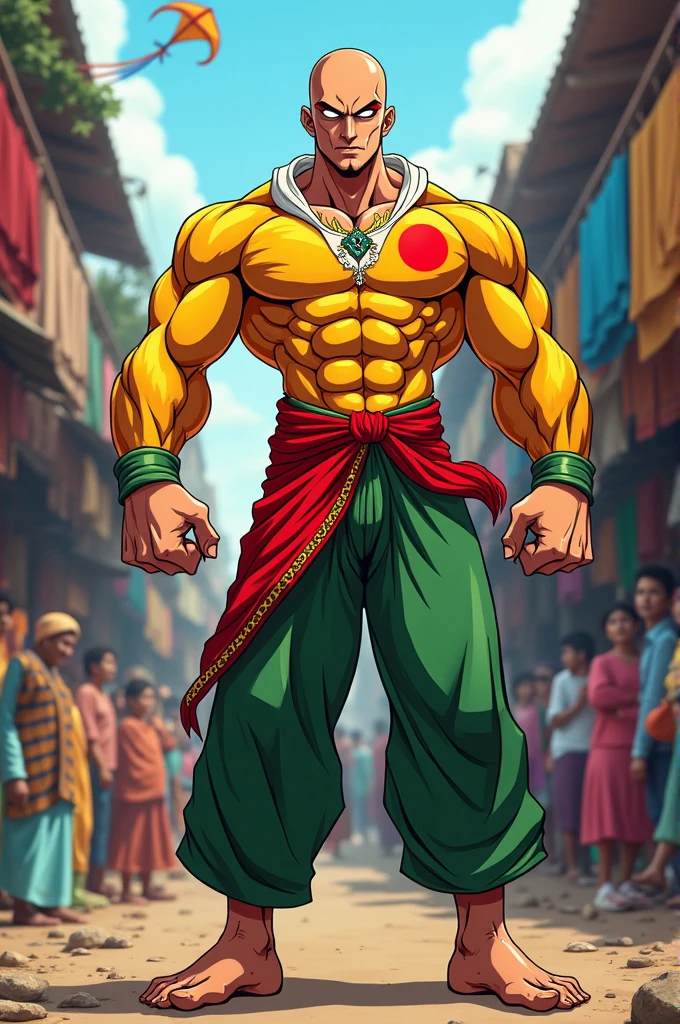 I need Saitama body on Bangladeshi quta hero Rafi face