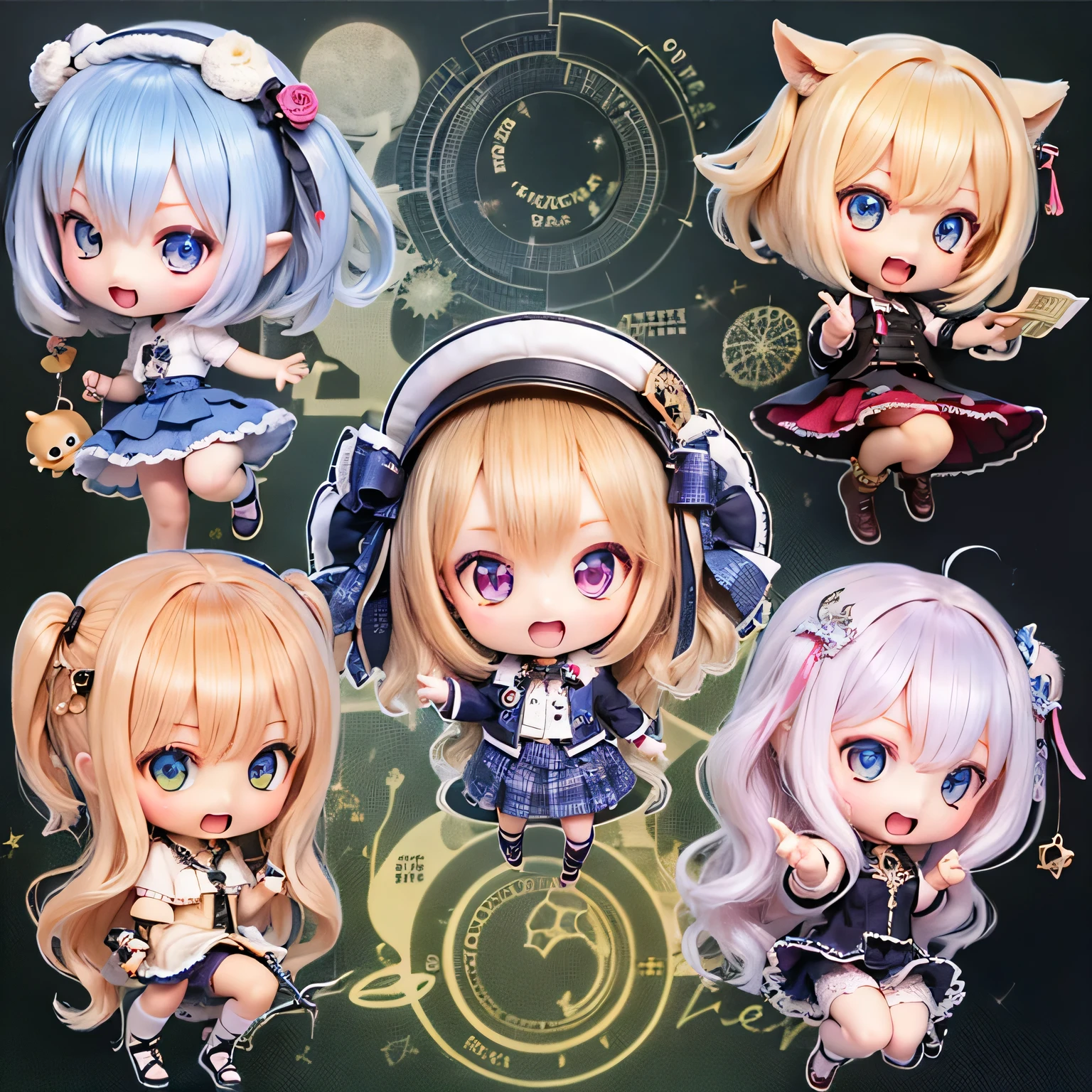 Armin Girls Chibi Run