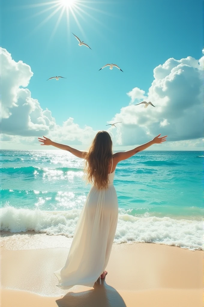 Woman on the beach 