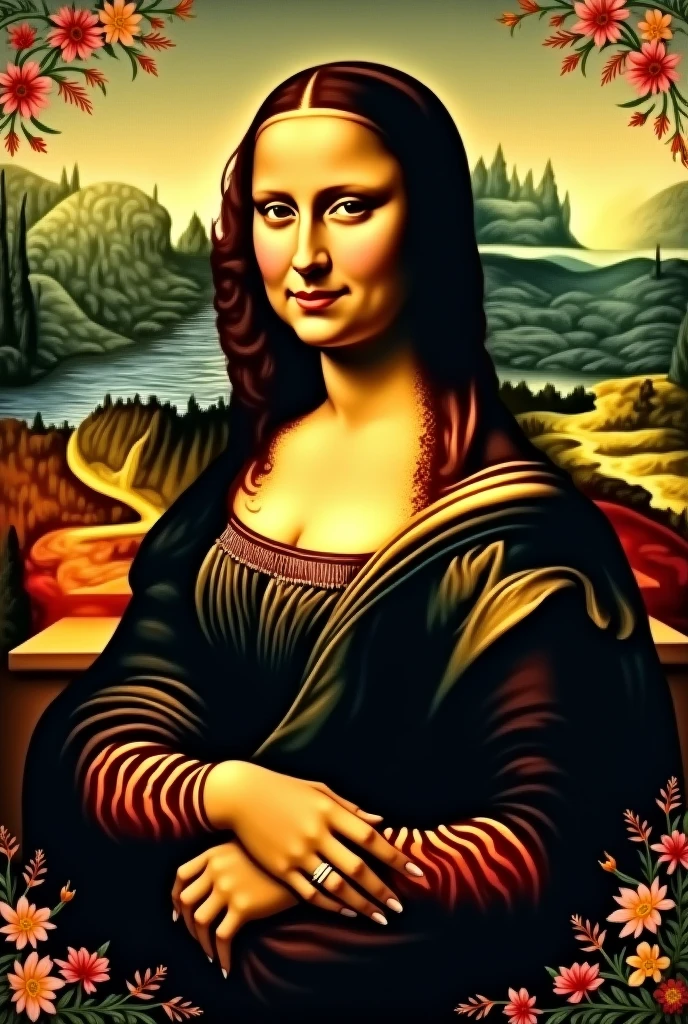 She has a Mona Lisa but xxx naked