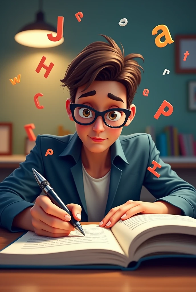 Create a thumbnail for proofreading and content writing professional, size the image is 200×300 under 5MB