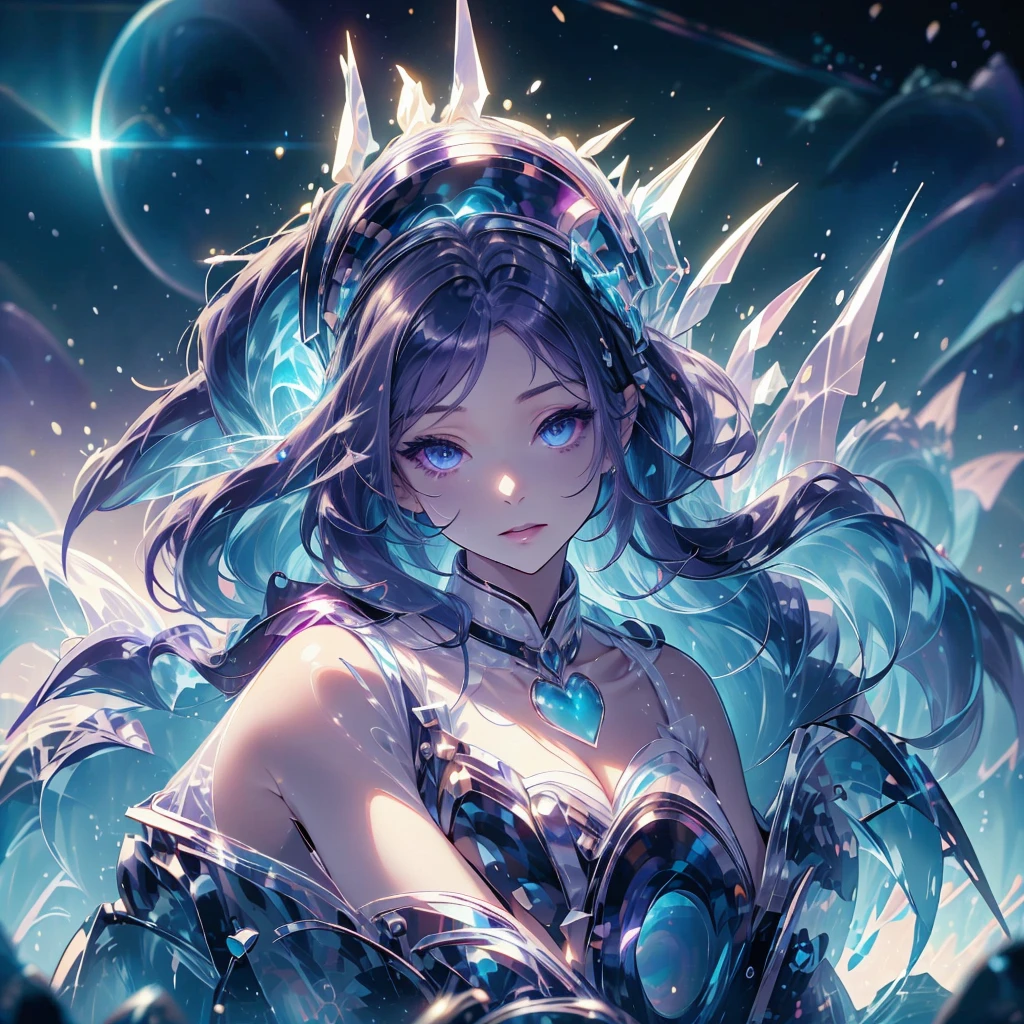 It looks like it's coming out of the screen.、Magic Art、Trick Art、Cyan ulblackholetech、cute、Highest quality、Masterpiece、Official Art、Dynamic composition、Super detailed、Perfect Anatomy、Hunting Hat、Unique hairstyle、Unique clothing、Dynamic Colors、Creamy white and purple hair color、
