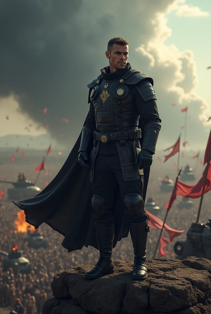 super powerful modern conqueror who leads a large-scale invasion