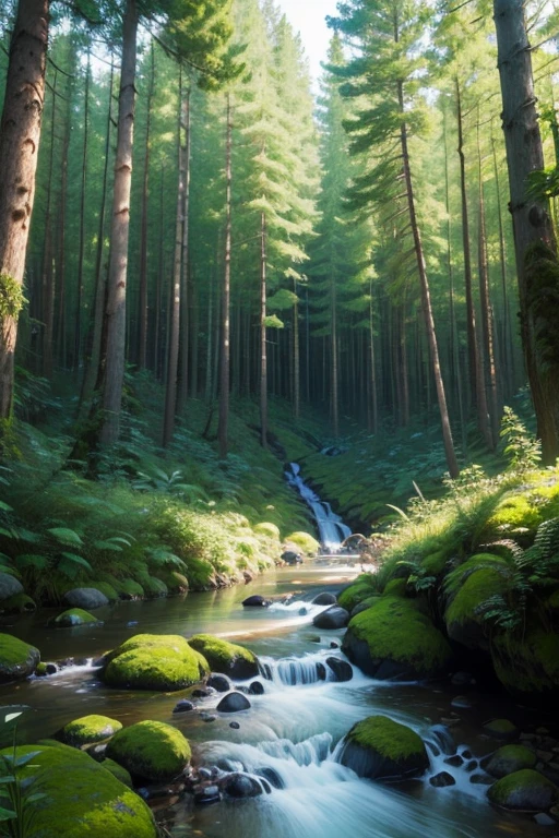 Highest quality、Lush forest
