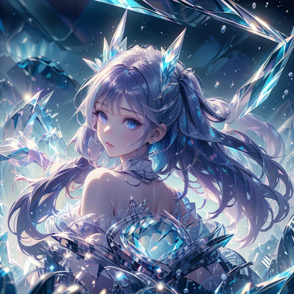 It looks like it's coming out of the screen.、Magic Art、Trick Art、Cyan ulblackholetech、cute、Highest quality、Masterpiece、Official Art、Dynamic composition、Super detailed、Perfect Anatomy、Hunting Hat、Unique hairstyle、Unique clothing、Dynamic Colors、Creamy white and purple hair color、A beauty that could suck you in、