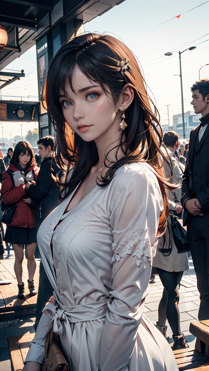 (Humans are the same, they gather when it's convenient. But I'll be by your side no matter what. Just like you believed in me and stayed by my side then, the clear sky right after the New Year, even though a cold wind blows, the world bathed in sunlight is full of anticipation for a new beginning.