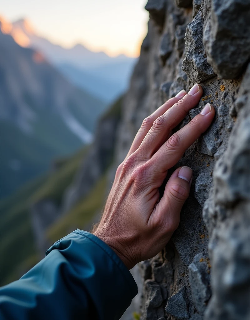Hands close-up, rock climbing, Stiffness in the fingertips, Hands close-up, Mountaineer, Rough hands, Fatigue, The struggle with nature