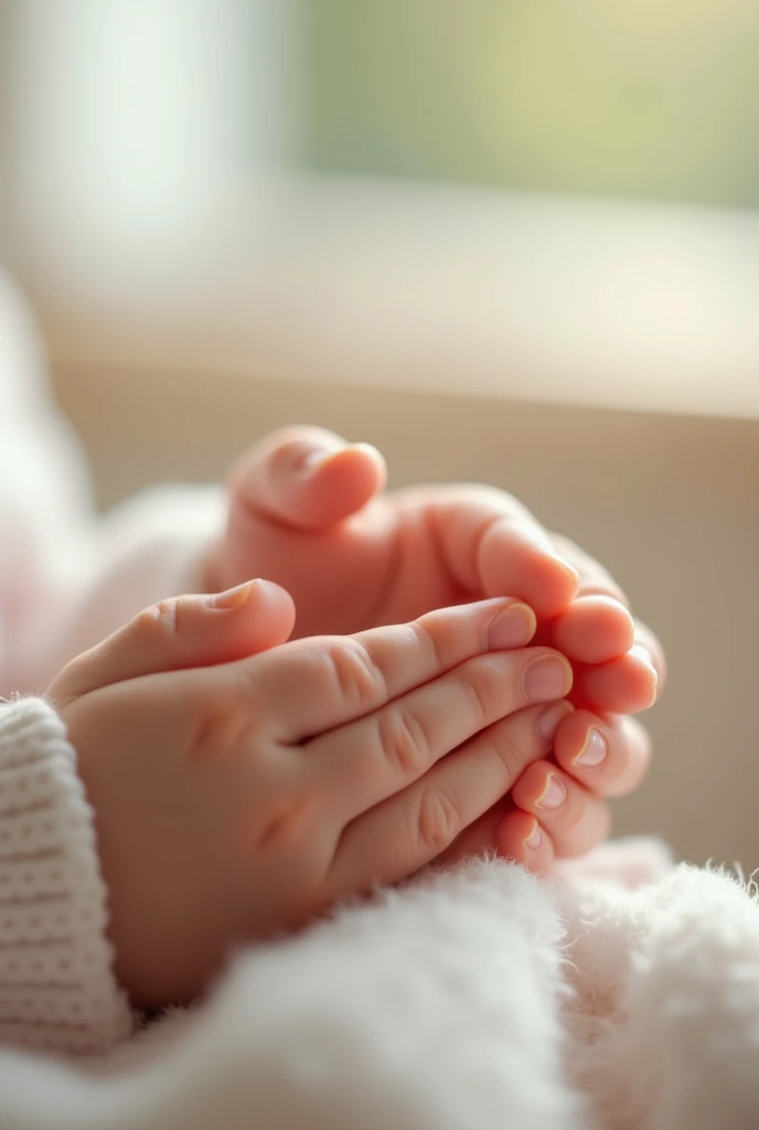 Today's challenge theme:Close-up of a Baby's Hands