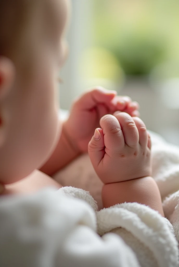 Today's challenge theme:Close-up of an Infant's Hands