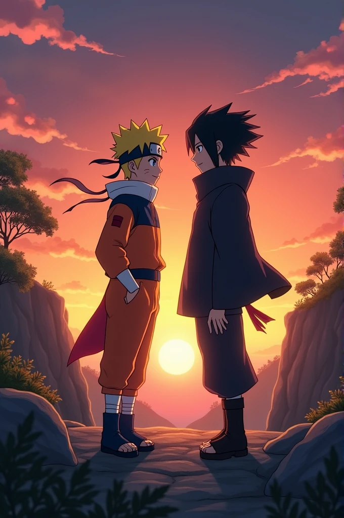 Naruto and Sasuke