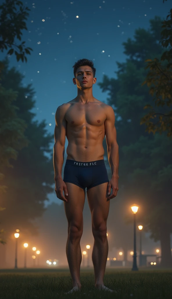 A hot skinny guy, agers , very young , light-skin , wearing an sexy underwear, tmasterpiece,8k hd, blue colour , handsome and cute , extreme cute boy , white skin , dark blue underwear boxers shorts , extremely tall and cute boy ,oppa model , handsome model , full body , white light-skin , young boy , white skin , handsome and extremely cute , white briefs underwear shorts , handsome model , at the park , model oppa , long legs , jogging , running , stand up , extremely tall , extremely high , white underwears , white sports underwear , long black socks , clean and white legs , korean model , extremely long, (male model), work of art, top quality, handsome boy, perfect body, male model beauty, chest muscles exposed, exposed thighs, ((sheer white underwear)), (male focus), (smooth body), full body shot, full body shot, full body, hairless body, tall and slim, shapely body, young face, skin detailed, Real people, Reality, realistic optics, crazy details, Face model details, Maximum magnification, Exaggerated SurReality, quite, Light and intricate details, High detail, high detail, digital painting, art station, concept art, soft focus , pointy, illustration, unreal engine 5, 8k, art by Ross Tran and Greg Rutkowski and Alphonse Mucha, ultra HD, 8k, male only screen .8k Ultra HD, dslr, low light, high quality, Fujifilm XT3, male fan, model of 2 people, two people, teen, very young, male, wonderful, gorgeous, african american, sexy underwear, art, 8k, hd, realistic, ultra realistic, long shot, wide view, extremely tall, standing, legs clean, model, looking at camera, beautiful face, young face, shirtless, visible abdomen, hot guy, shining stars in night sky, mist, wet, golden eyes, thick eyebrows, White, ash, red, dark street,