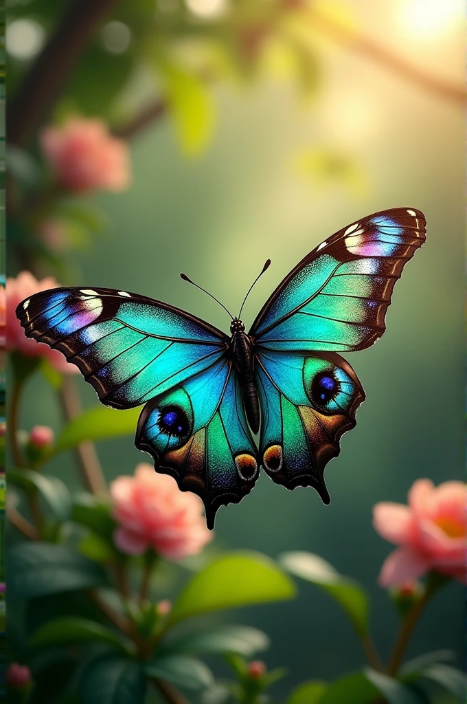 Butterfly peacock