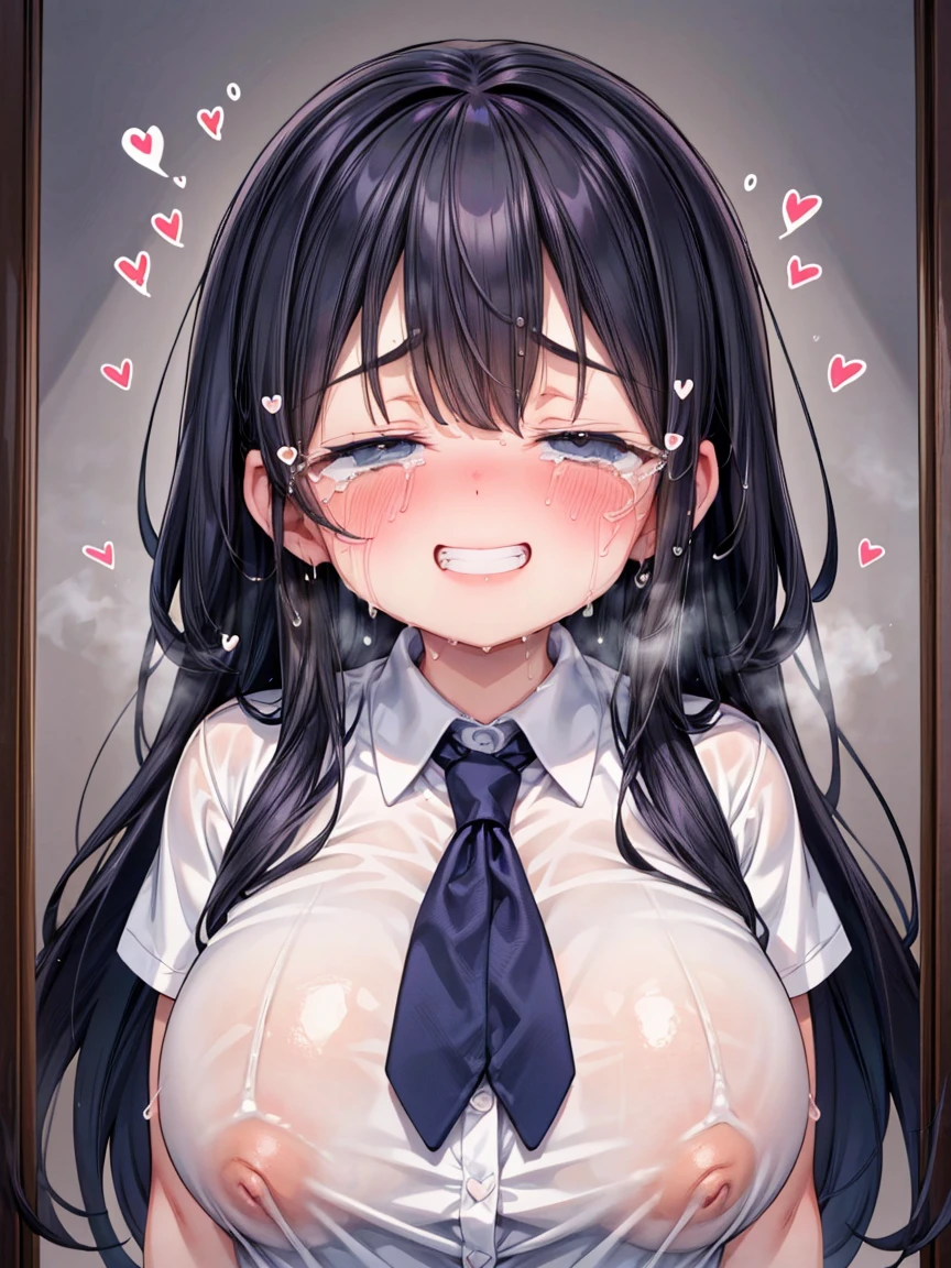 (Girl, Fat middle-aged man:1.hirt)、blush、(Entertainment)、Very detailed、High resolution、4K、masterpiece、High resolution、(tears:1.8)、(heart:1.3)、(rape)in:1.3)、(Half-close your eyes:1.3)、(Sweat)、(Big Breasts)、(9;s groin forward)、(squat)、orgasm、(Feels good:1.3)