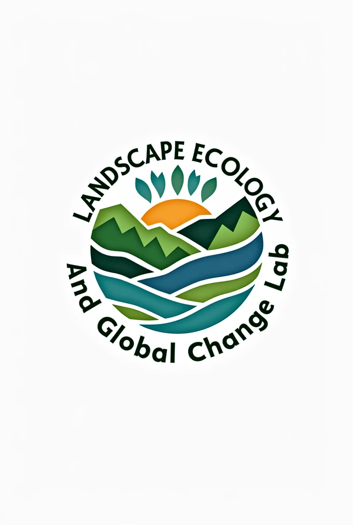 Create a logo for the Landscape Ecology and Global Change Lab and have the logo include the name of the lab.