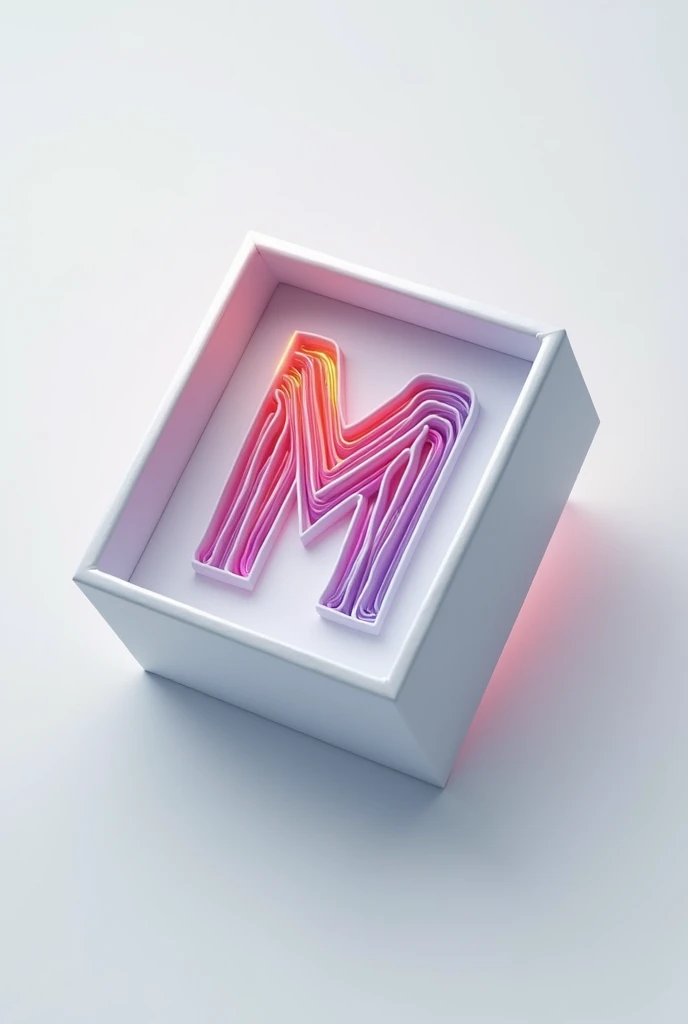 Emblem M creatively enclosed in a box