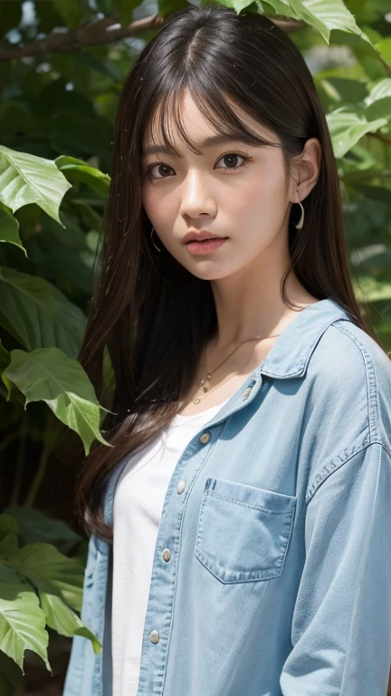 Highest quality)、(Realistic、Realistic)、(Yakian)、 one person&#39;s、一人in、whole body、(positive:1.3)、 Perfect hands、look up_in_Audience、 White shirt、 Inside the room、evening、Poolside watching the sunset pool in luxury hotels、painted face、Toned body、The best smile、Long curly hair of light brown color,((Big Breasts, Cleavage:1.2)),((Shiny black patterned bikini:1.3)), (Camel Toe),23 years old、Nogizaka Idol、actress、Burning idol pose,Put your arms behind your back,Raise your arms,(Digression)