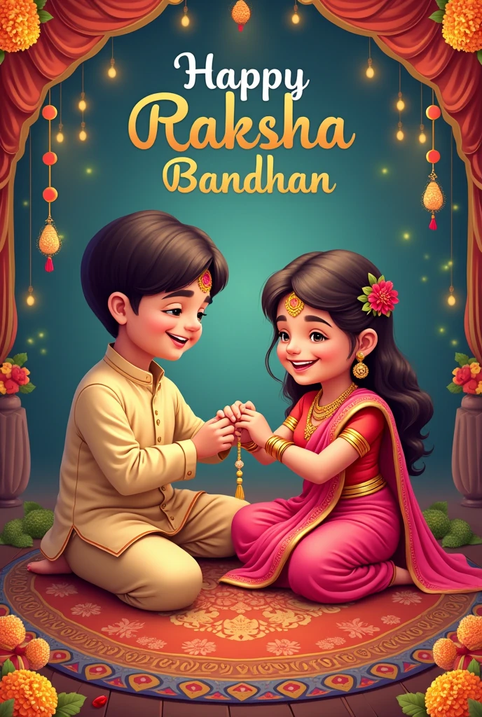 Create a poster for Raksha Bandhan